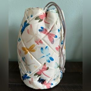 ✨ NWT Lug Tumbler Storage Cosmetic Pouch in Dragonfly Multi ✨
